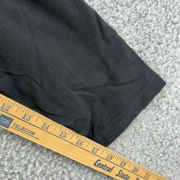 Stick Chics Cardigan Womens L Black Button Hand Painted USA City Art Teacher NWT - Picture 6 of 8